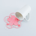 Miniatyrbillede 5 af 5: 2 stk bløde PVC Sakura måtte coasters bordskånere julekoppe bordskånere til restauranter, 2 stk, diameter 11,5 cm