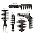 Pikkukuva 2 / 5: Slicked-back Professional Styling Comb Anti Static Hair Brush For Men NO 6