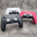 Pikkukuva 4 / 5: 8x musta-valkoinen peukalovipuhattukahvan lisävaruste sarja XBOX One Series X S Switch Pro ohjain PS5 PS4 ohjain vipusuojaus lisävaruste tähtääminen