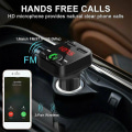Miniatyrbild 5 av 5: Trådlös Bluetooth-bilsändare FM-sändare Dubbel USB-laddare Laddningsadapter Aux-adapter Handsfree