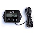 Miniatyrbild 1 av 5: Motorcykel varvräknare timer digital display 2-takt 4-takt induktion bensinmotor ackumulator 1st svart
