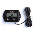 Miniatyrbillede 1 af 5: Motorcykel Tæller Timer Digital Display 2 Slag 4 Slag Induktion Benzin Motor Akkumulator 1stk Sort