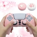 Miniatyrbillede 5 af 5: Sød hudbeskyttelse til PS5-controller, skridsikker silikonebeskyttelse, gummibeskyttelse, sort og blå
