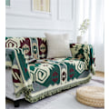 Miniatyrbilde 3 av 5: Sofa teppe seng teppe sofa teppe seng teppe stol