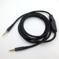 Miniatyrbilde 1 av 5: Reserve lydkabel for Kingston Hyperx Cloud Ii / Hyperx Cloud Alpha Høy kvalitet 1,5 meter Black