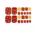 Miniatyrbillede 1 af 2: Tånegl-klistermærker Tånegl-klistermærker Bronzing Imitation Diamond Nail Stickers C