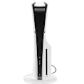 Miniatyrbillede 2 af 5: Vertikal Stand Base Udskiftnings Display Stand Base til Slim Konsol Disk & Digital Hvid
