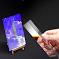 Miniatyrbild 1 av 2: Triangulärt prisma optiskt glas optiskt prisma för 5 * 3 * 3 cm