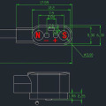 Miniatyrbillede 4 af 5: Magnetisk opladerkabel til smartwatch med magnetisk stik 2pin 2,84mm