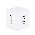 Miniatyrbillede 1 af 5: Miracle Cube Timer Hvid Køkken Timer Børne Timer Trænings Timer Fashionable 1-3-5-10minutes