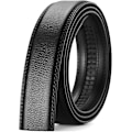 Miniatyrbillede 1 af 5: Automatisk herre bælte, 36 mm læder herre bælte til dressy og casual tøj, mikrojusterbar og klippelig design længde 120cm