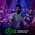 Miniatyrbilde 5 av 5: Lysende slips, Man Led lysende slips med strømkabel, 3 blinkmoduser Led glødeslips, justerbar belyst slips Green