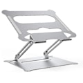 Miniatyrbillede 3 af 5: Justerbar bærbar computer stand i aluminiumlegering, foldbar og bærbar til notesbog Macbook computerbeslag, sort