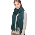 Miniatyrbillede 1 af 2: Cashmere Uld Sjal Wraps Tyk Blød Pashmina Tørklæde Cashmere Tørklæder Til Kvinder Stor Størrelse Tørklæde Hovedtørklæder Til Kvinder 16