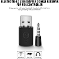 Miniatyrbillede 3 af 5: PS5 Bluetooth-håndtagsmodtageradapter, PS4 USB 5.0-adapter, joystick, headsetmodtager