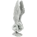 Miniatyrbillede 1 af 5: Religiøs have statue, engel og forløsnings mindesmærke statue, polyesterharpiks, antik sten, elfenben lille