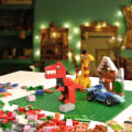 Miniatyrbillede 4 af 5: 2 stk. Klassiske bundplader Byggeplader til byggeklodser 25,5x25,5cm Grå Green