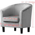 Miniatyrbillede 5 af 5: Enkelt sofa all-inclusive stolbetræk lobby internet cafe hotel anti-snavs sofa pudebetræk