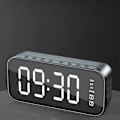 Miniatyrbild 2 av 5: A18 Rektangulär Subwoofer Spegel Trådlös Bluetooth Alarm Klockhögtalare