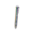 Miniatyrbillede 4 af 4: 2 stk. Multifarvede kuglepenne 6-i-1 Retraktile kuglepenne 6 farver Transparent kuglepen
