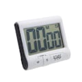 Miniatyrbillede 2 af 2: Bærbar digital nedtællingstimer ur stort LCD-skærm alarm til køkkenkok stor LCD digital køkkenmadlavningstimer
