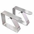 Miniatyrbillede 1 af 5: Dugclips til duge - 8 stk. - Tykkere rustfrit stål - Dugklemmer - Holder til picnic, grill, bryllup, gør-det-selv-fest