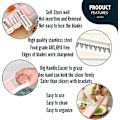 Miniatyrbilde 3 av 5: Mandolin Slicer for Kjøkken Slicer Grønnsakskutter 5 i 1 Veggie Slicer Potetskiver Vaffel Fry Cutter Hot Swap Mandolin Med Skreller for Grønnsaker