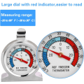 Miniatyrbilde 4 av 5: 3 stk. stort tall rustfritt stål temperatur kjøleskapstermometer for fryser kjøler med hengekrok og stativ