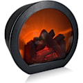Miniatyrbild 1 av 5: Dekorativ spislantern, simulerad logeffekt LED-spislampa, touchbrytare och USB-driven spislantern för juldekoration