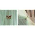 Miniatyrbilde 4 av 5: Myggavvisende nett for senger, insektbeskyttende hengebaldakin white 1.0*2.0m