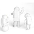 Pikkukuva 4 / 5: Astronautti koristelu, astronautti syntymäpäiväkoristelu, astronautti patsas, astronautti kakkukoriste, hartsi astronautti, astronautti kakkukoriste 3-pakkaus kulta