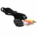 Miniatyrbillede 1 af 5: Kompositkabel, Stereo Audio Video AV RCA Strømkabel til Gamecube/NGC/64/N64/SNES (1 stk. 1,75 m/5,8 fod)