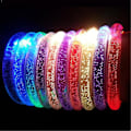 Miniatyrbillede 2 af 5: 10 stk. LED-boblelysende armbånd, lysende akryl lysende ring