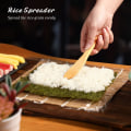 Miniatyrbillede 3 af 4: Sushi-fremstillingskit, begyndersæt til sushi, inklusive 2 sushi-rullermåtter, 5 par spisepinde, 1 padle, 1 spreade