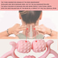 Miniatyrbilde 4 av 5: Fit Roll Pro Massager Cellulite Trigger Point Massasjerulle, Multifunksjonell for nakke, arm, ben, vevssmertelindring og dyp fascialøsning Rosa