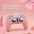 Miniatyrbillede 3 af 5: Sød hudbeskyttelse til PS5-controller, skridsikker silikonebeskyttelse, gummibeskyttelse, sort og blå