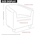 Miniatyrbild 2 av 3: Chesterfield Lastique Chesterfield fåtölj stretchöverdrag i sammet, stretchöverdrag för fåtölj, tvättbart, skyddande överdrag för Tullsta fåtölj dark gray