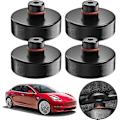Miniatyrbillede 1 af 5: 4-pak rullende gummipuder til Tesla Model 3 og universel bilgummiunderstøttelse og praktisk tuning til beskyttelse af bil- og lastbiljak mod ridser