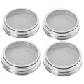 Miniatyrbilde 1 av 5: 4 stk rustfrie stål lokk, Mason Jar spiringssett lokk, for dyrking av brokkoli, alfalfa, salatspirer og mer