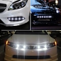 Miniatyrbilde 3 av 5: 10 stk 12V, hvite 18mm Eagle Eye LED-lys 9W DRL Dagskjørelys Backup Ryggelys Parkeringssignal Billamper