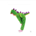 Miniatyrbild 3 av 5: Barnens Halloween-kläder Djurprestandakläder Dinosauriekläder Grönt M