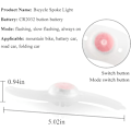 Miniatyrbilde 2 av 5: 4 x LED-sykkelhjulbelysning, vanntett LED-sykkelhjulbelysning med 3 blinkemodus LED-sykkelhjullampe for voksne og barnesykler - rød Red