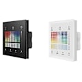 Miniatyrbilde 4 av 5: Veggmontert Smart Panel Fjernkontroll & CCT Dimmer Panel LED Smart Dimming Kontroll for Smart Hjem Svart