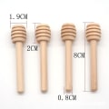 Miniatyrbillede 3 af 5: 50 stk. Mini træ honningpinde, honningrøre pind, krukke dispenser dryp, honning dispenser pind, alt træ, til honning, sirup, melasse
