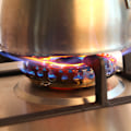 Miniatyrbilde 3 av 5: Rund gasskomfyr i rustfritt stål, spesialdeksel, poly vindtett, energisparende nett, gasskomfyr, refleksring
