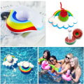 Miniatyrbillede 4 af 4: 6-delt oppustelig kopholder, spa-drikkeholder, oppustelig swimmingpool, swimmingpoollegetøj, velegnet til fester, ferier og svømning Kiwi