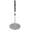 Miniatyrbild 3 av 4: 17 cm, Silver-Double-Sided Standing Cosmetic Mirror, Round Makeup Mirror 1x and 3X Magnification, Swivel Shaving Mirror, Approx.