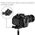 Miniatyrbild 3 av 5: Snabbkopplingsplatta Plattformfäste Bas Videokamera Stativ Monopod Kula för DSLR Kamera QR40 1/4, 3/8 Skruv