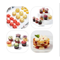 Miniatyrbilde 3 av 4: Konditorsprøytetips, 8 deler rustfritt stål DIY-sett, 6 munnstykker, 1 konditorpose, 1 koblinger, DIY-sett for kakedekorering (blå -2)