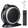Miniatyrbillede 1 af 5: LED laser stemningslampe, projektorlampe, natlampe, musiklampe, farve dekorationslampe, stjernehimmellampe, LED lampe, RGB gaming lampe, sort
